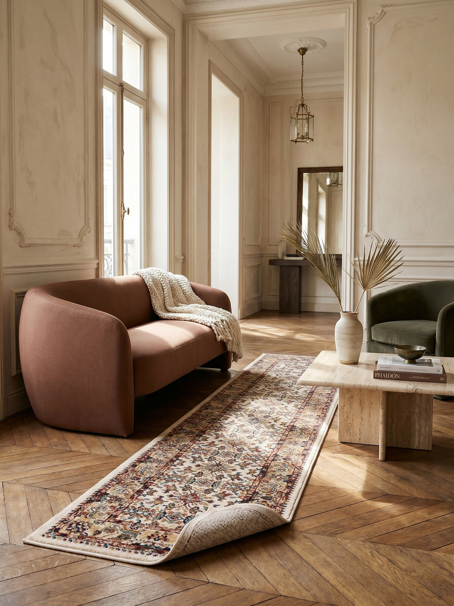 Teppich Natur Läufer im modernen Wohnzimmer_