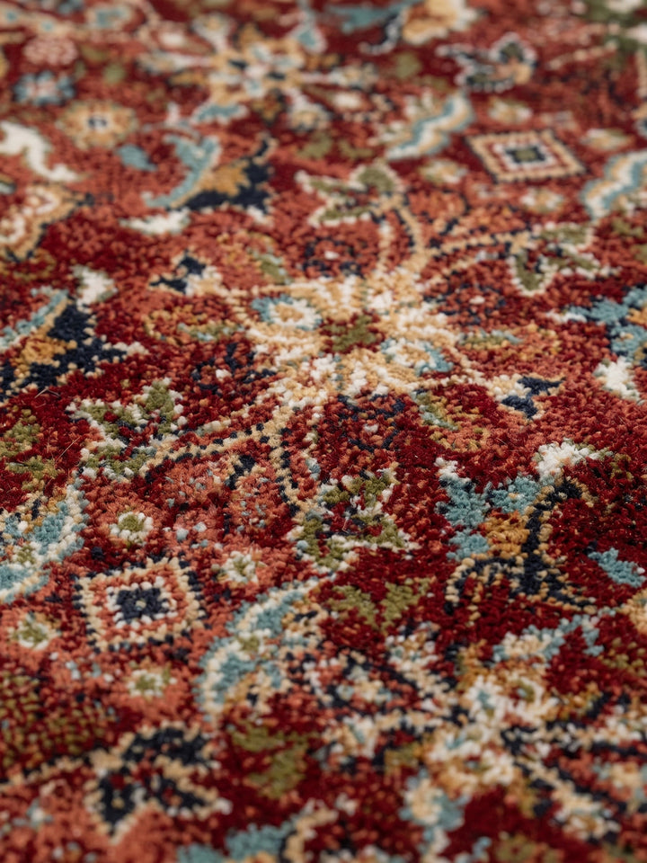 Teppich Rot Farbdetail Muster_