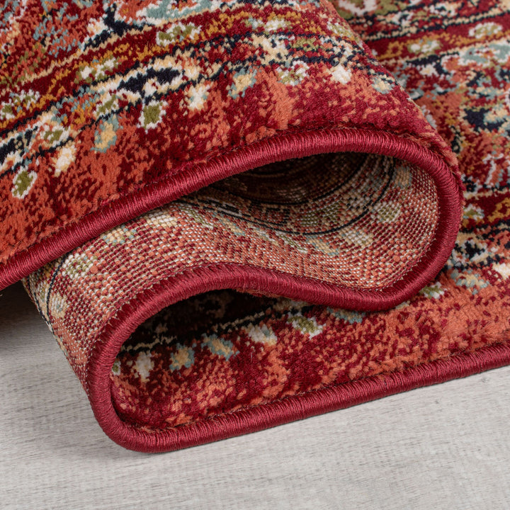 Teppich Kurzflor Herati Muster Persisch - Wohnzimmer_Läufer_