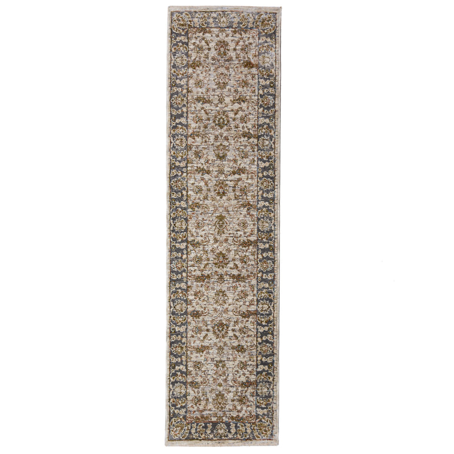 Orientteppich Vintage Blumen-Muster - Wohnzimmer_Läufer_