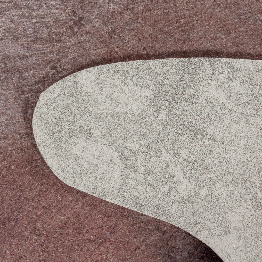 Teppich Waschbar Flachgewebe Kuhfell-Imitat Polyester Wohnzimmer_Sonderform_