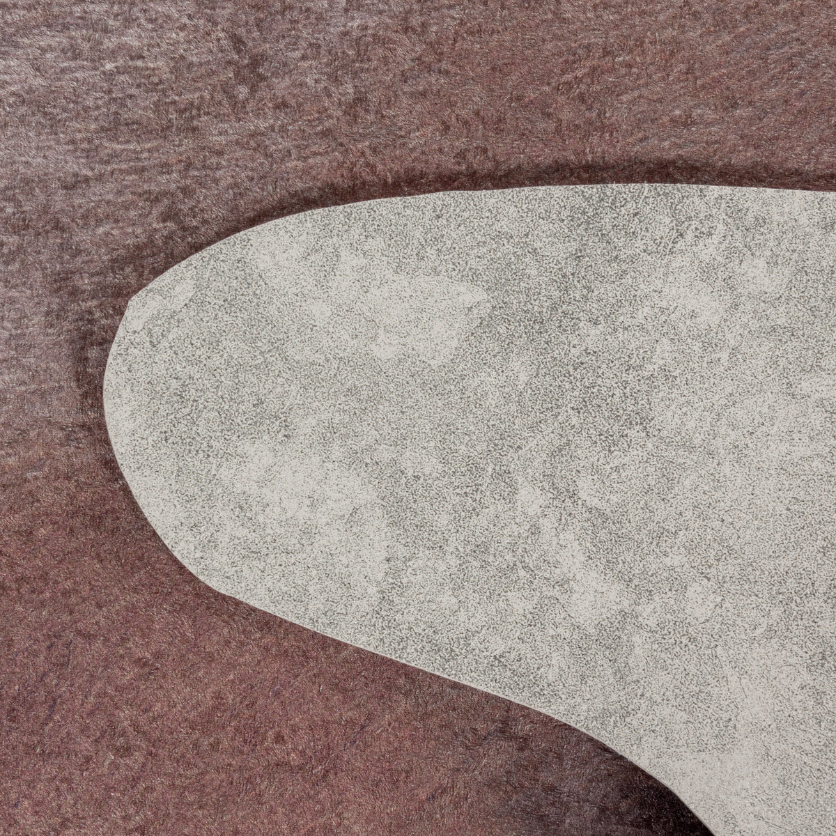 Teppich Waschbar Flachgewebe Kuhfell-Imitat Polyester Wohnzimmer Sonderform