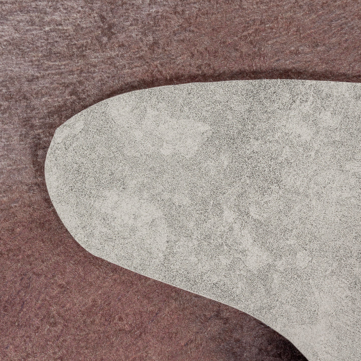 Teppich Waschbar Flachgewebe Kuhfell-Imitat Polyester Wohnzimmer_Sonderform_