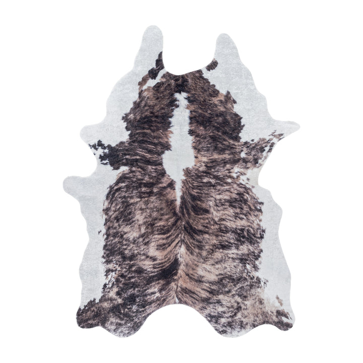 Teppich Waschbar Flachgewebe Kuhfell-Imitat Polyester Wohnzimmer_Sonderform_