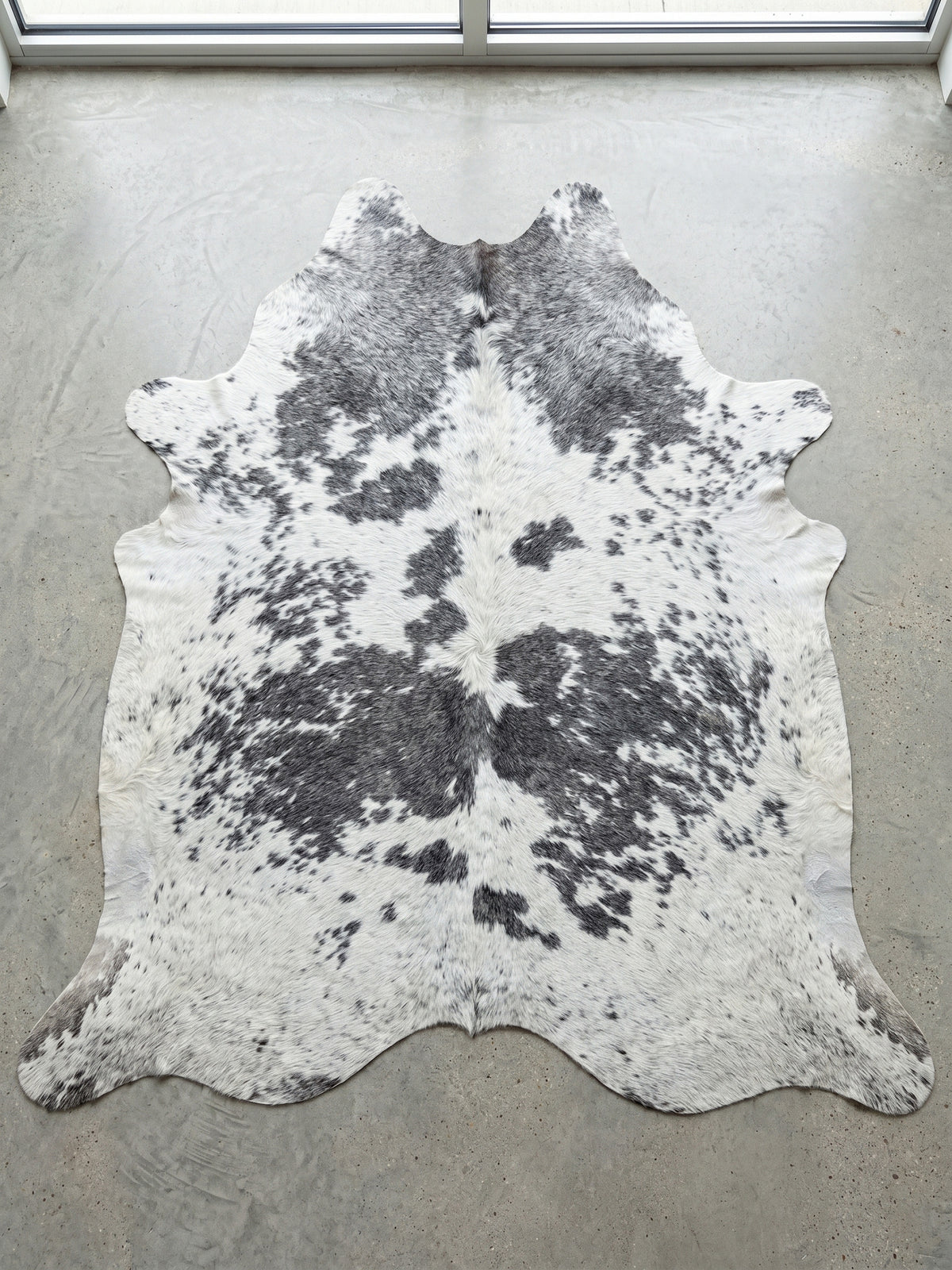 Teppich Weiß-Schwarz rechteckig Webstruktur Qualität_