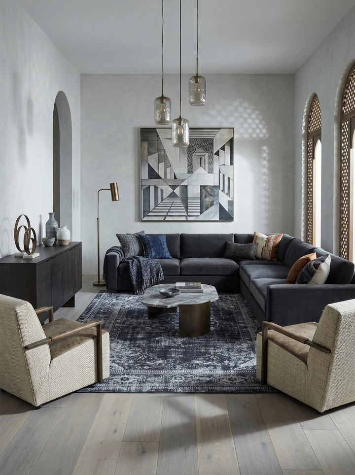 Teppich Waschbar Flachgewebe Orientalisch Polyester Wohnzimmer_Läufer_