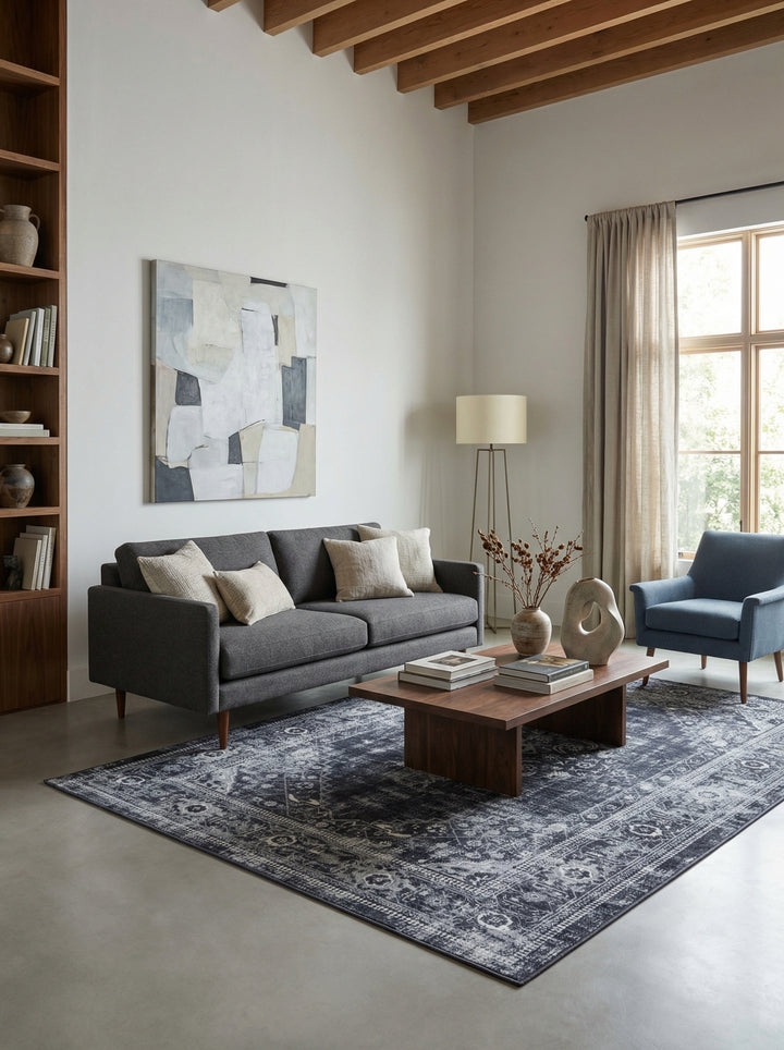 Teppich Waschbar Flachgewebe Orientalisch Polyester Wohnzimmer_Läufer_