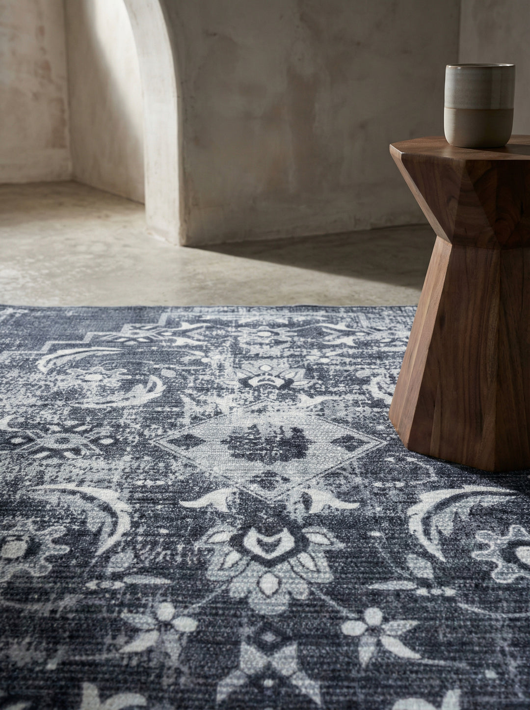 Teppich Waschbar Flachgewebe Orientalisch Polyester Wohnzimmer_Läufer_