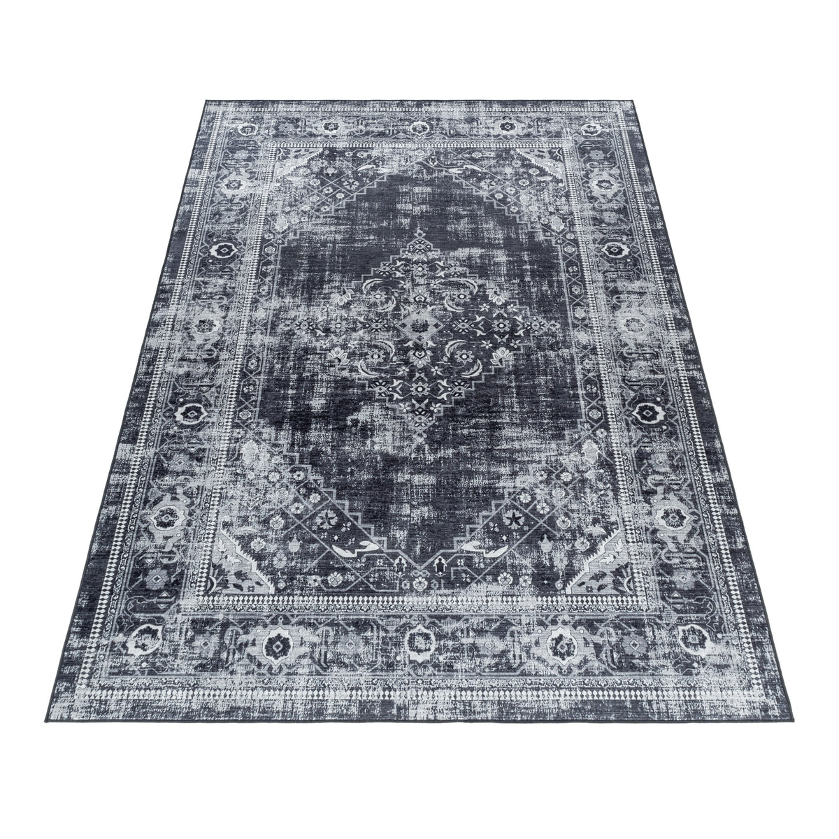 Flachgewebe-Teppich Orientalisch – Waschbar | Maschinenwaschbar bei 30°C – Ansicht 14