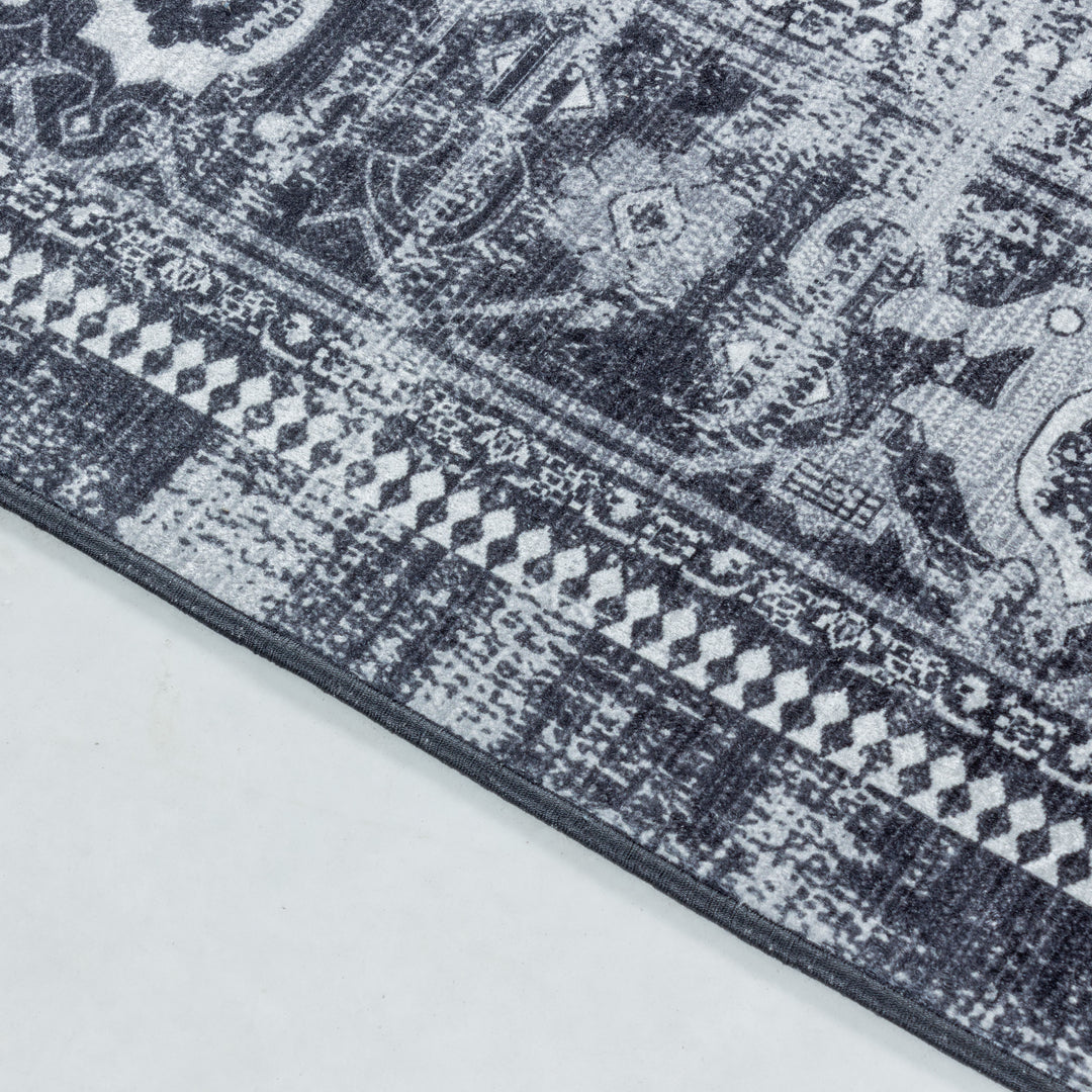 Teppich Waschbar Flachgewebe Orientalisch Polyester Wohnzimmer_Läufer_
