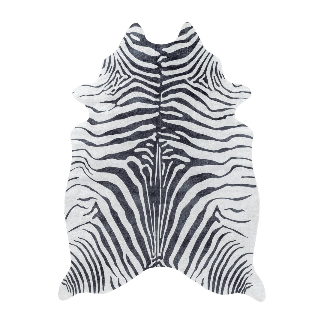 Teppich Waschbar Flachgewebe Tigerfell-Imitat Polyester Wohnzimmer_Sonderform_