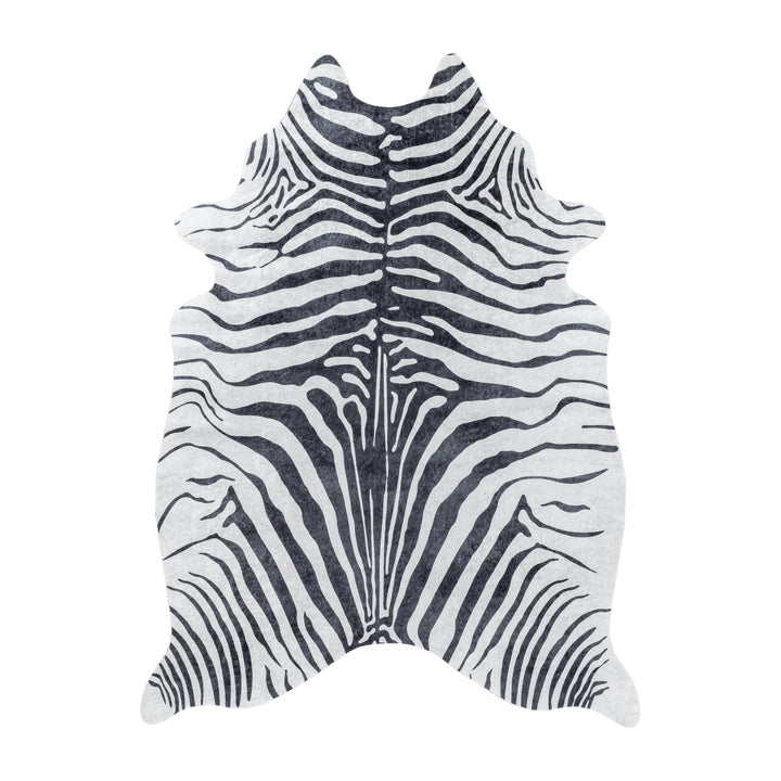 Teppich Waschbar Flachgewebe Tigerfell-Imitat Polyester Wohnzimmer_Sonderform_