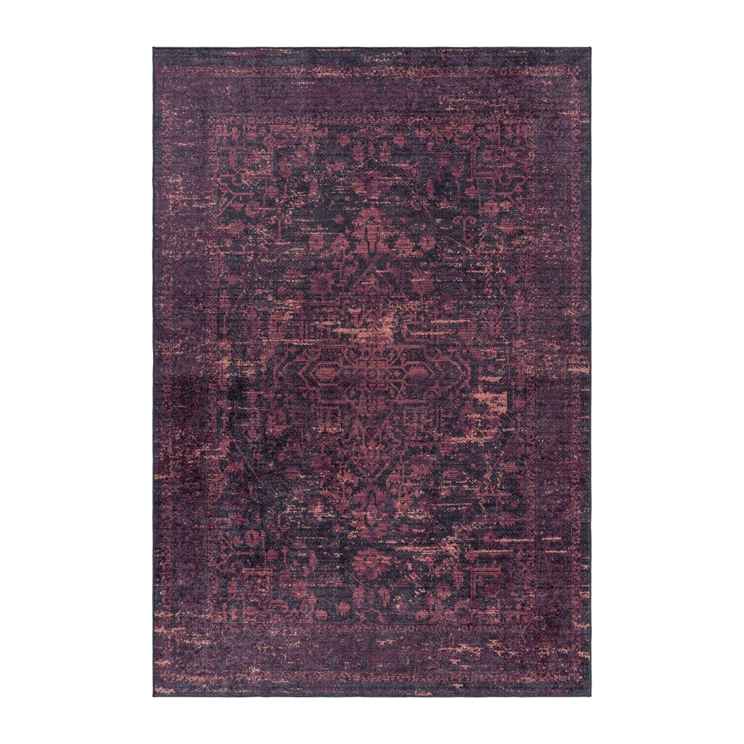 Teppich Waschbar Flachgewebe Vintage Look Polyester Wohnzimmer_Läufer_