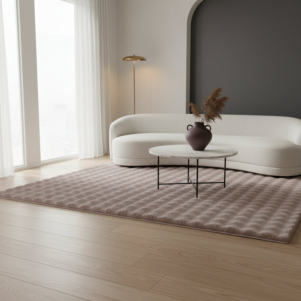 Hochflor-Teppich Einfarbig – Waschbar & Weich | Maschinenwaschbar bei 30°C – Ansicht 5