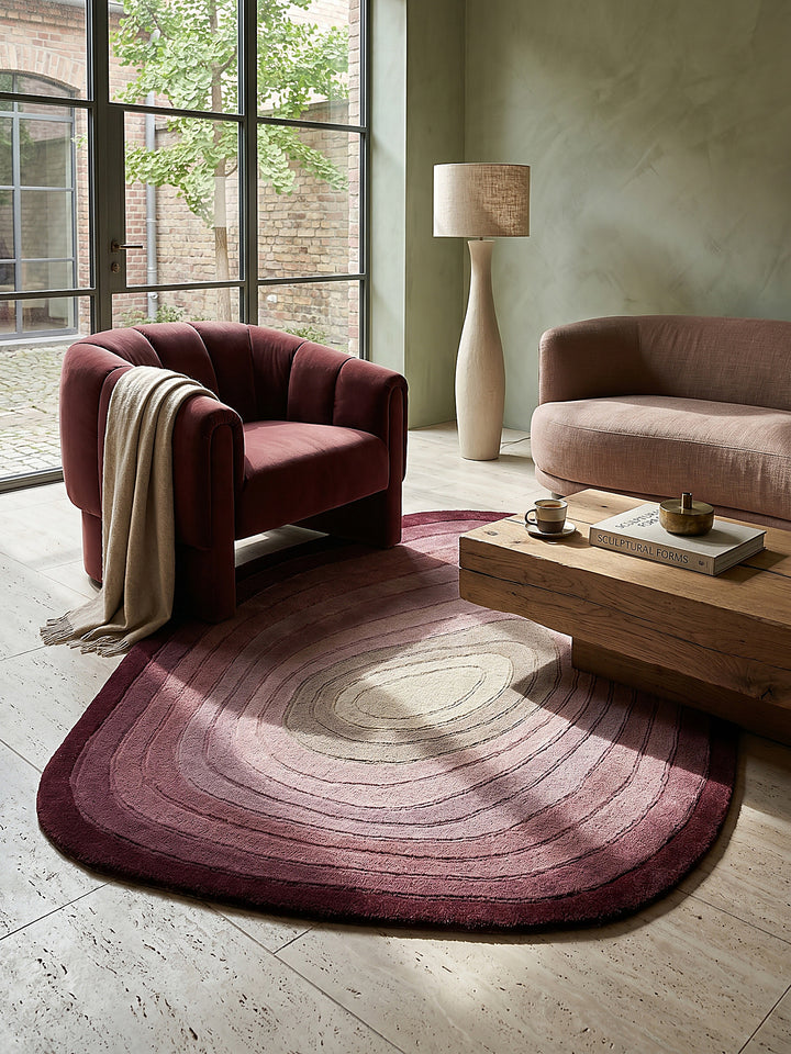 Teppich Mulberry rechteckig gemütliche Wohnszene_
