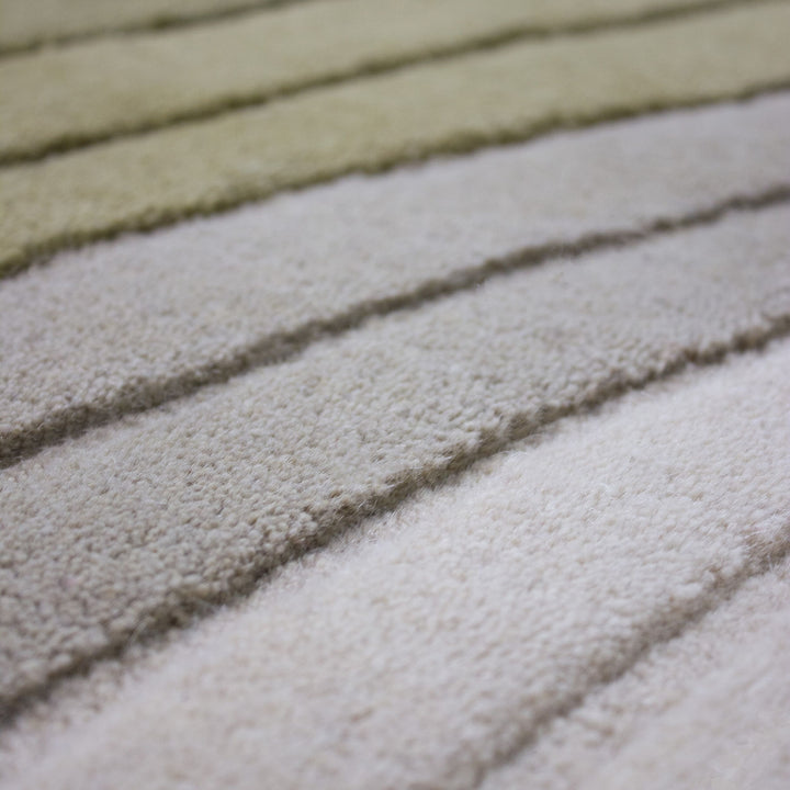 Teppich Grün rechteckig WOOL Raumgestaltung Inneneinrichtung PARRET 200x290_