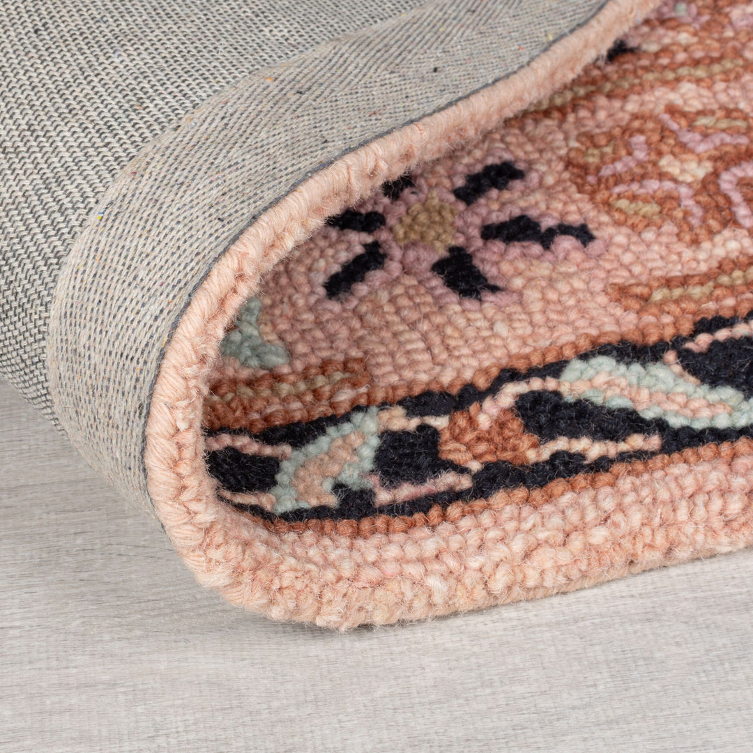 Wollteppich Orient Traditionelles Blumenmuster - Wohnzimmer_Rechteckig_