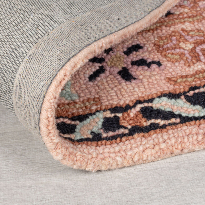 Wollteppich Orient Traditionelles Blumenmuster - Wohnzimmer_Rechteckig_