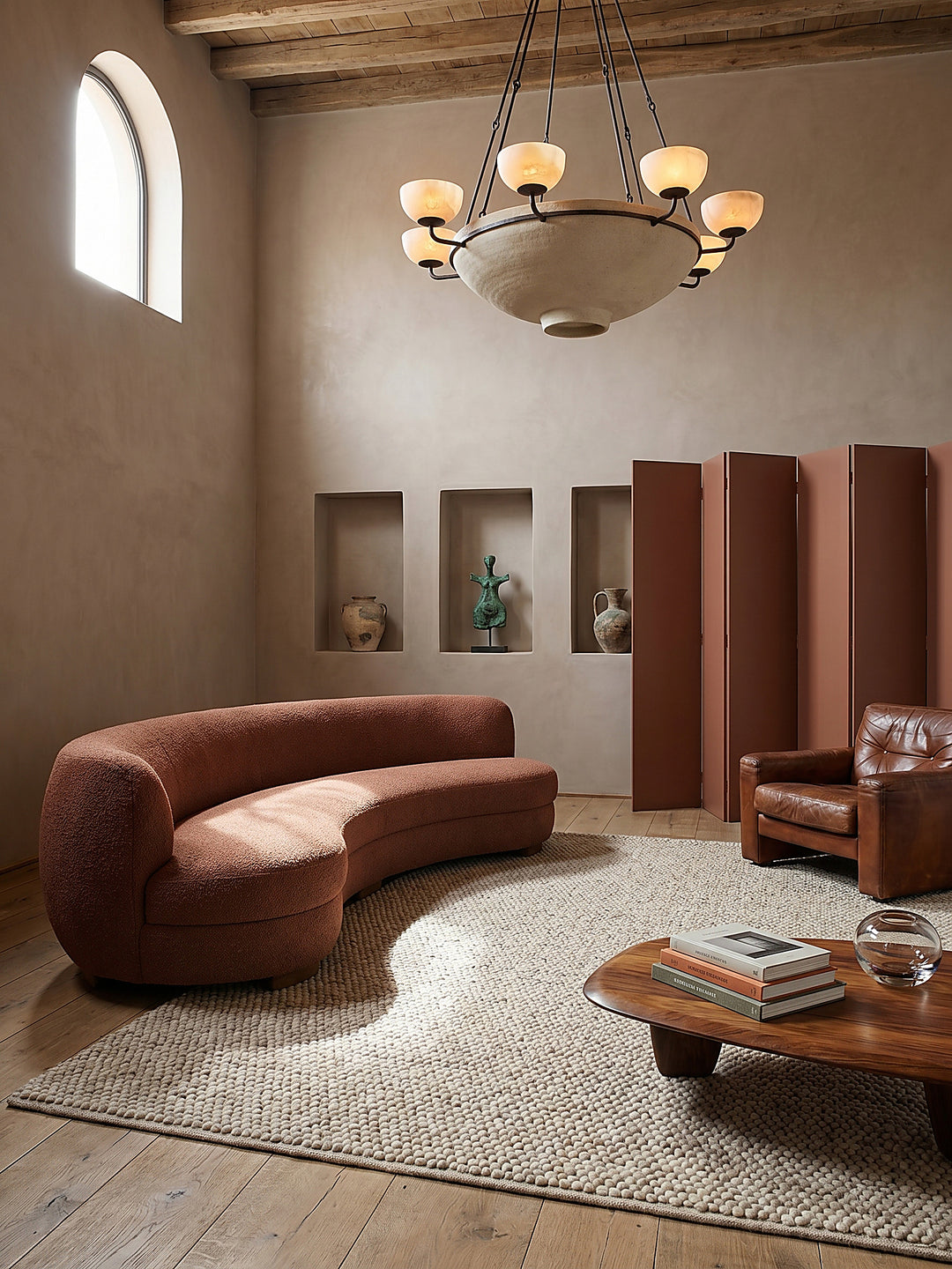 Teppich Beige rechteckig Musteransicht von oben Designkollektion_