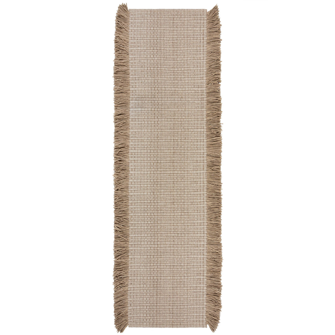 Teppich Kurzflor Farmhaus Unifarben - Wohnzimmer_Läufer_