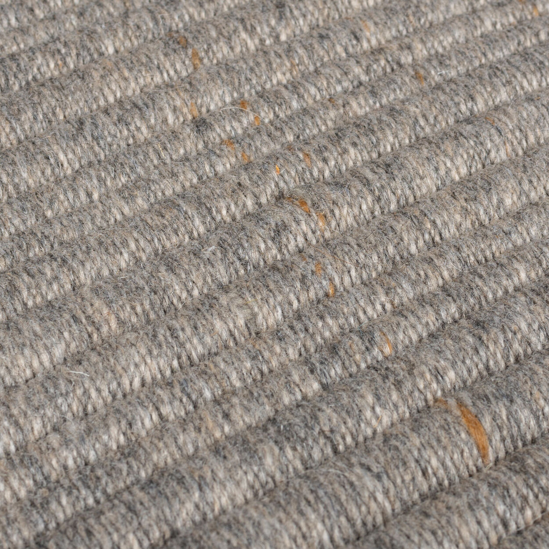 Teppich Kurzflor Farmhaus Unifarben - Wohnzimmer_Grau_Läufer_