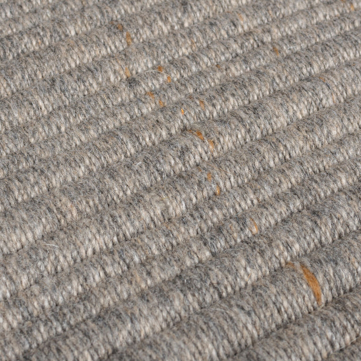 Teppich Kurzflor Farmhaus Unifarben - Wohnzimmer_Grau_Läufer_