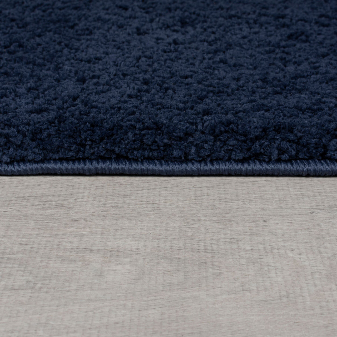 Teppich flauschig waschbar  - Weicher Hochflor aus recyceltem Polyester_Rechteckig_