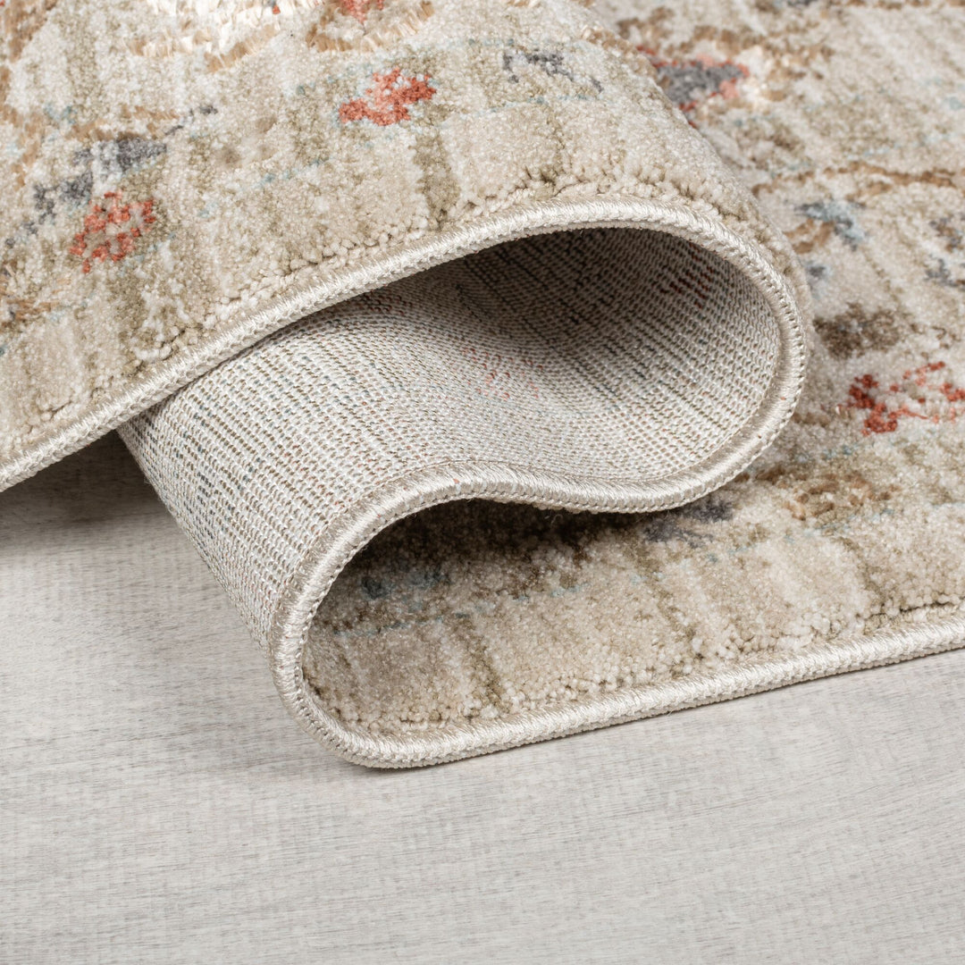 Teppich Kurzflor Persisch Floral Muster - Orientalisch - Wohnzimmer_Rechteckig_