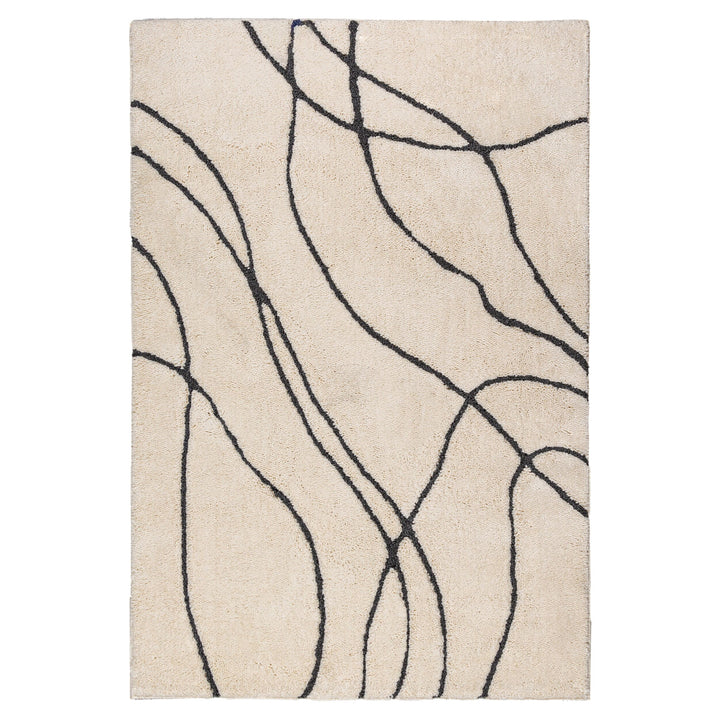 Teppich Hochflor Abstrakt - Schlafzimmer_Rechteckig_