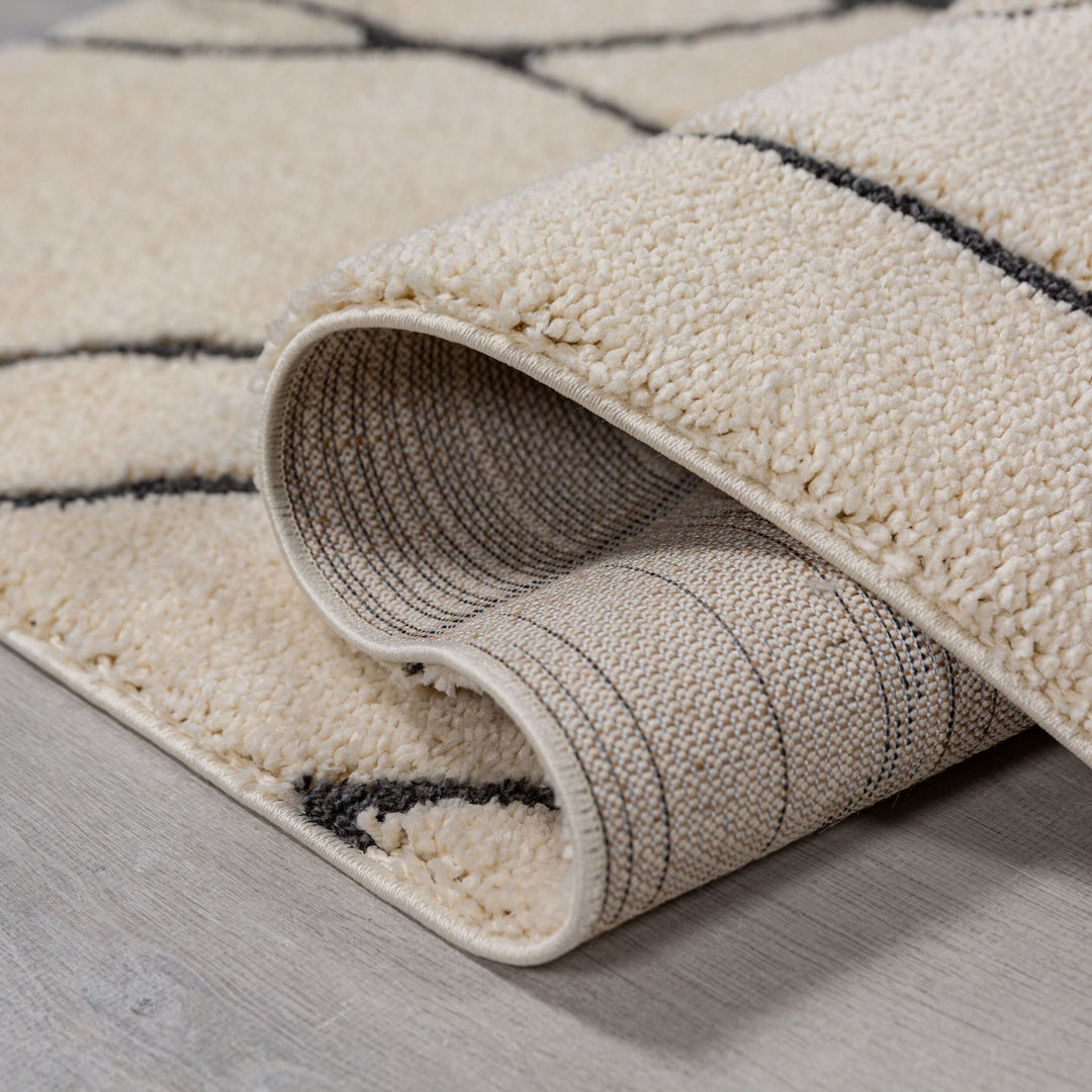 Teppich Hochflor Abstrakt - Schlafzimmer_Rechteckig_