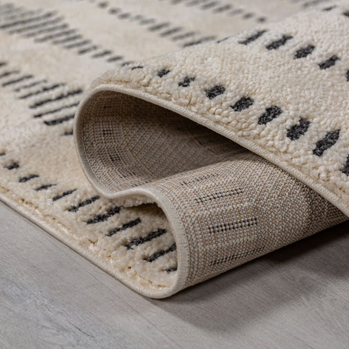 Teppich Hochflor Skandinavisch minimalistisch - Schlafzimmer_Rechteckig_