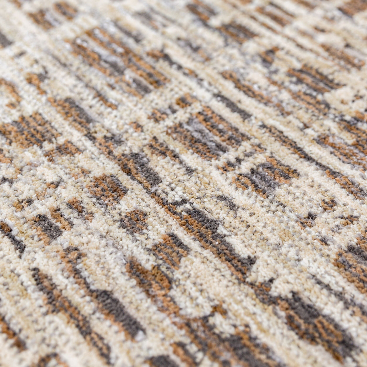 Teppich Kurzflor Urban Style Geometrisch - Wohnzimmer Erdtöne Läufer