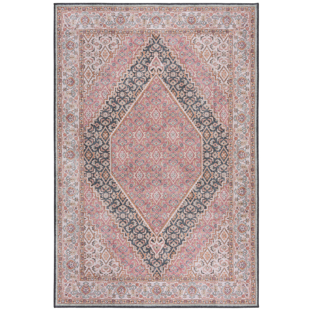 Waschbarer Teppich Medallion Muster - Orientalisch - Wohnzimmer schmutzabweisend_Rechteckig_