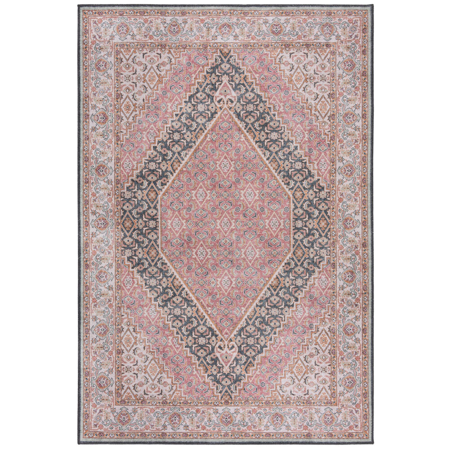Waschbarer Teppich Medallion Muster - Orientalisch - Wohnzimmer schmutzabweisend_Rechteckig_