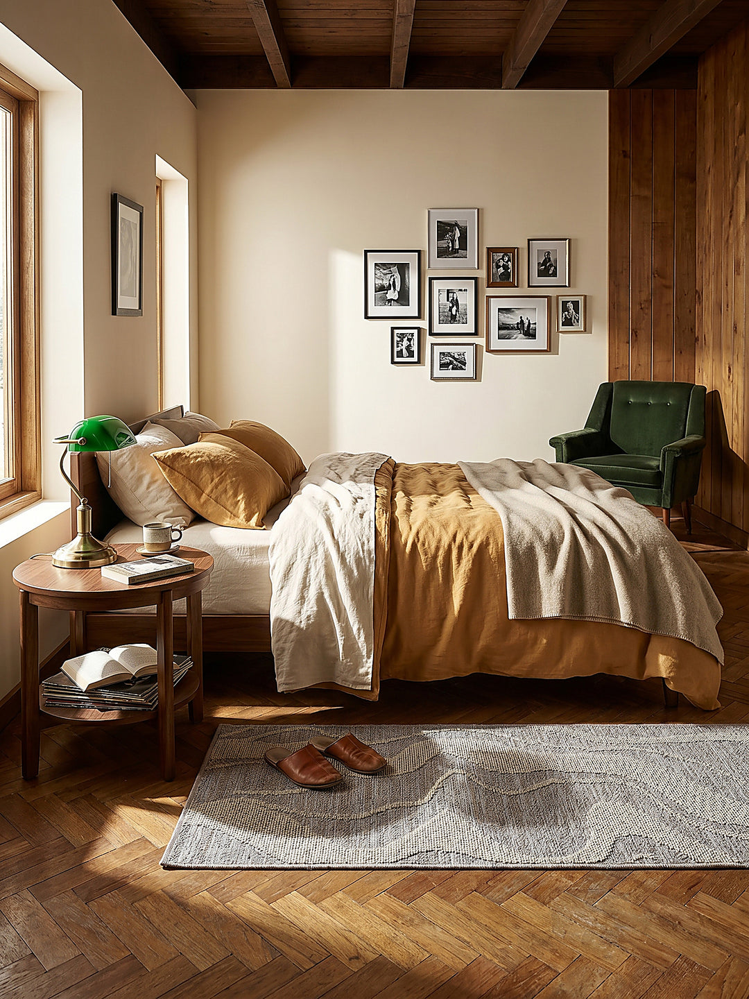 Teppich Grau Läufer im Wohnzimmer mit Couchtisch und Wohnaccessoires Wohnidee skandinavisch modern_