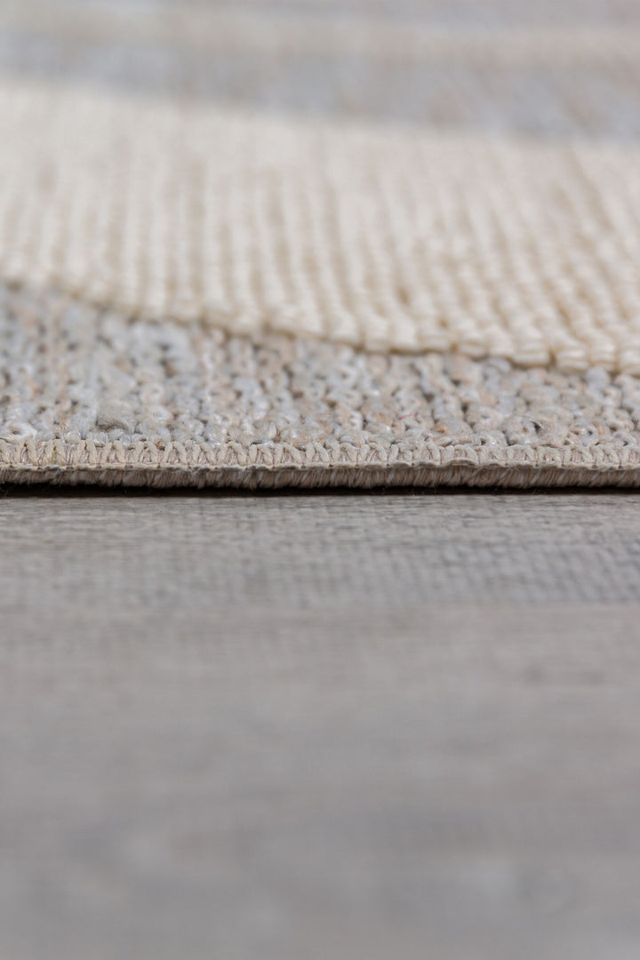 Teppich waschbar recycelt  - Abstraktes Wellenmuster  - Pflegeleicht &amp;amp; Modern_Läufer_