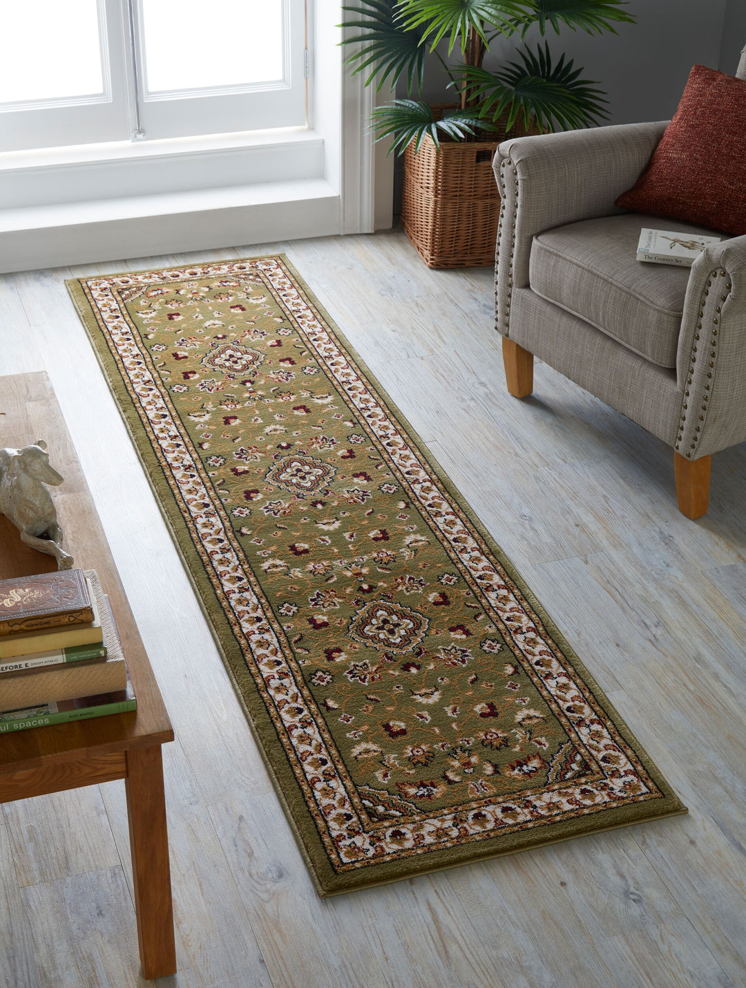 Traditioneller Teppich in Trendfarben GLAZERT von Kadima Design _Grün_#sku_BARK503119365677-BARK503119368229#