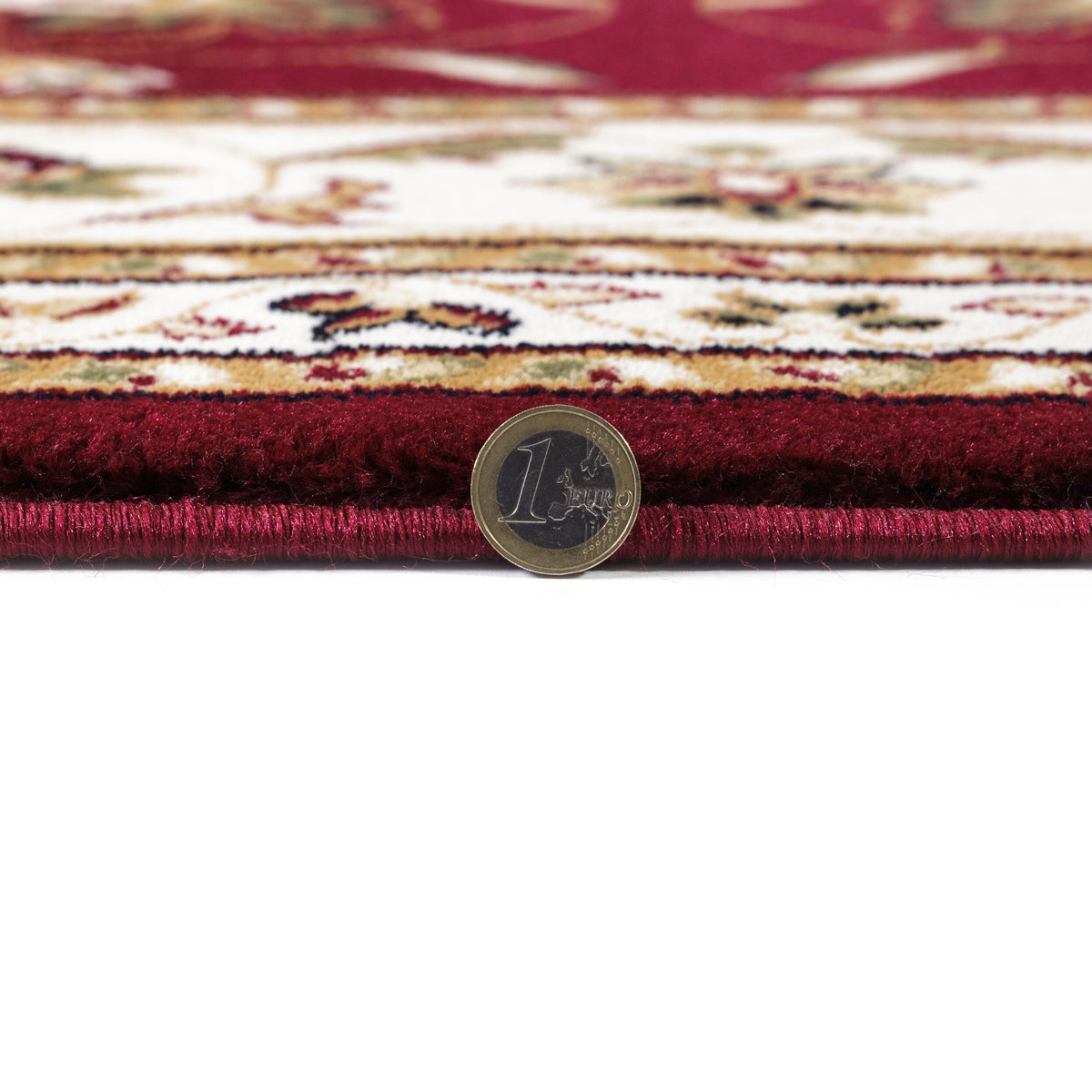 Teppich Traditionell-Floral-Design GLAZERT - Rot 80x150 cm_Rechteckig_