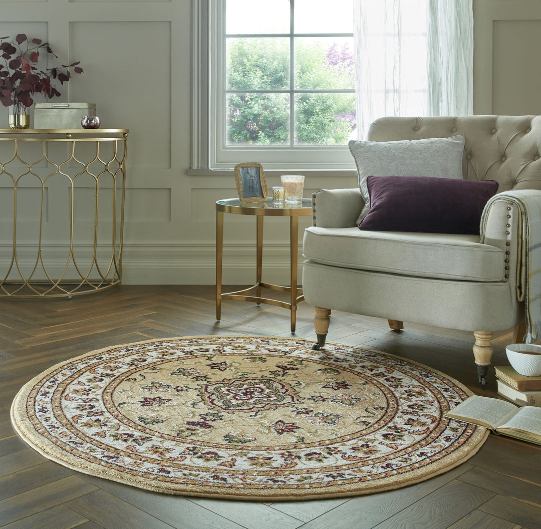 Traditioneller Teppich in Trendfarben GLAZERT von Kadima Design _Braun_#sku_BARK503119368393#
