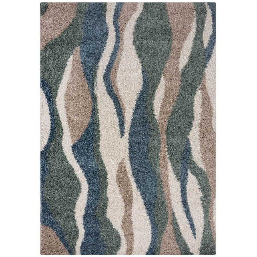Teppich Wellenmuster Berber-Stil robust MERSEY BELLA_Rechteckig_