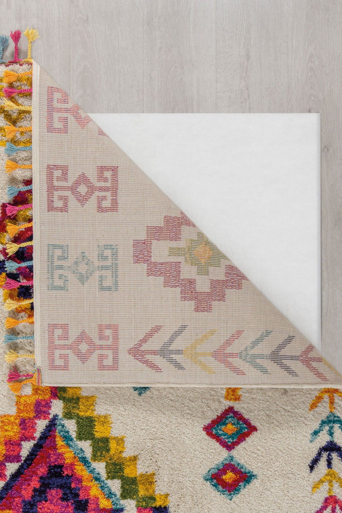 Teppich Hochflor Berber-Design - Farbakzente ARUN LIZ_Rechteckig_