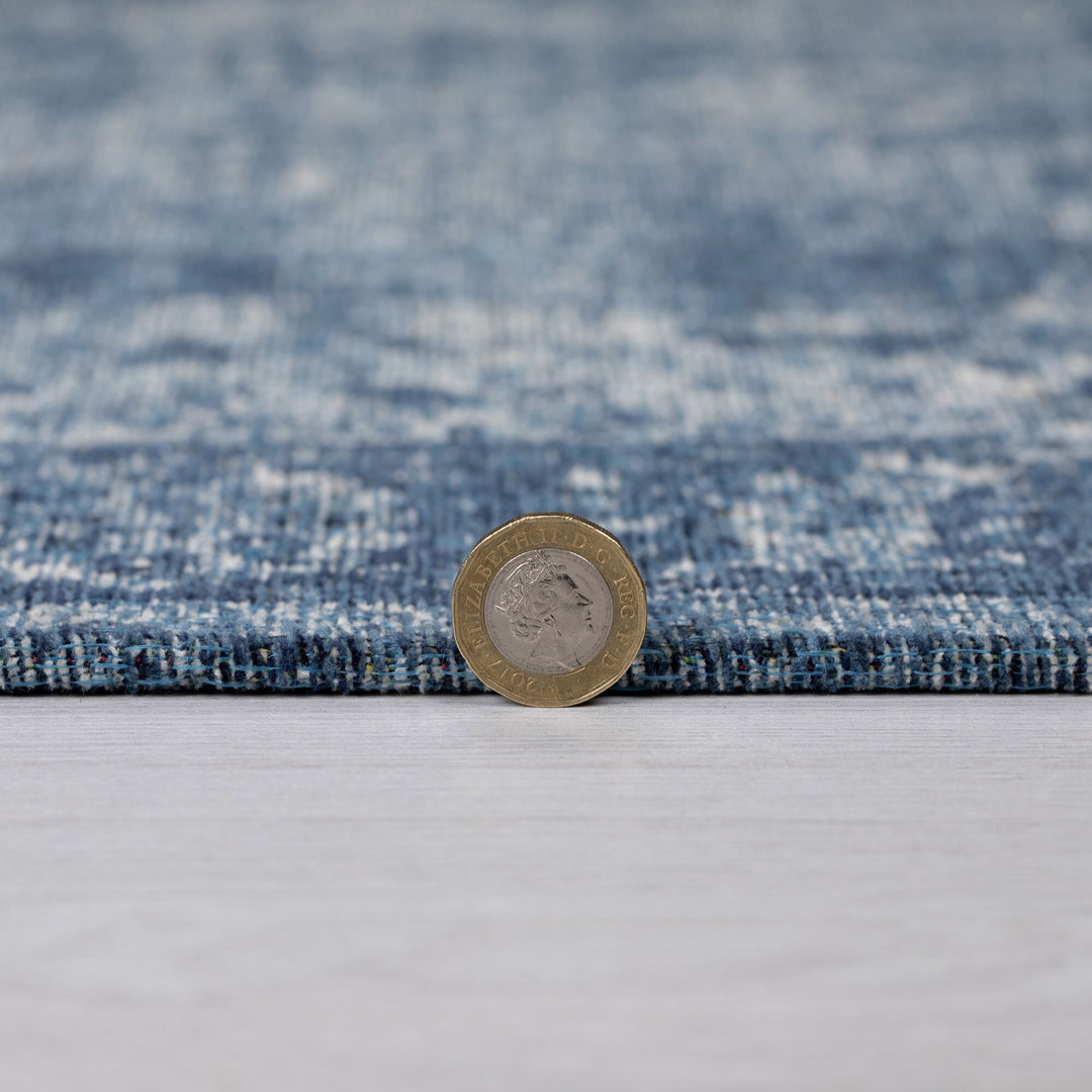 Teppich Vintage-Traditionell-Stil COQUET TARA - Blau 120x170 cm_Rechteckig_