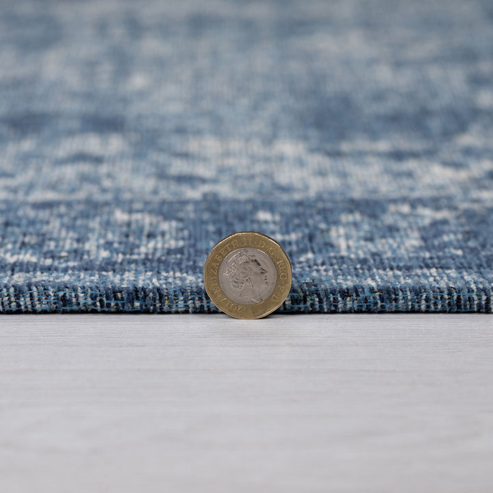 Teppich Vintage-Traditionell-Stil COQUET TARA - Blau 120x170 cm_Rechteckig_