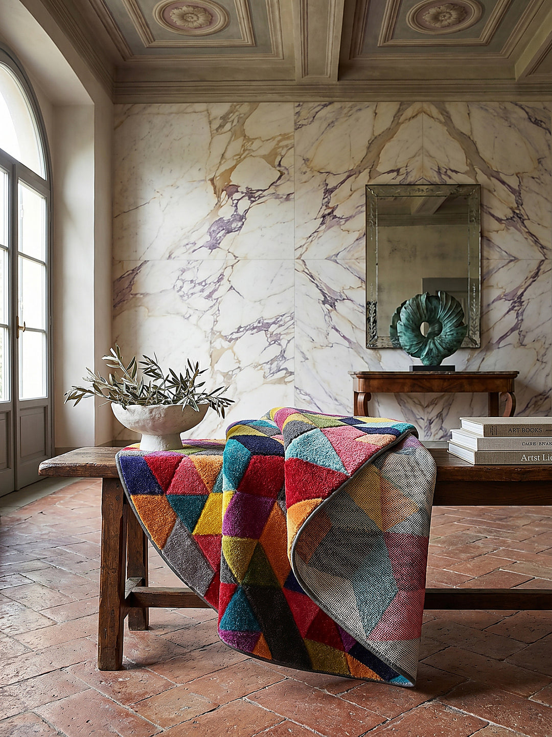 Teppich rund Editorial Styling_