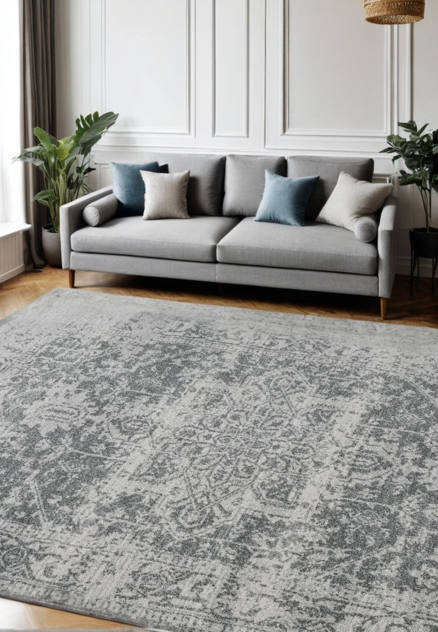 Orientteppich - Kurzflor 9mm - Polypropylen - Pflegeleicht und strapazierfähig - Perfekt für moderne Einrichtungen - Kadima Design_