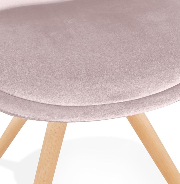Esszimmerstuhl Rosa - skandinavisches Design mit Naturholzgestell von Kadima Design_