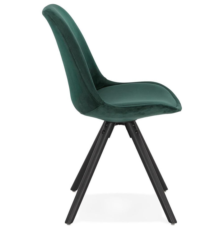 Vintage Polsterstuhl in Grün - 48x56x84 cm - perfekt für moderne Esszimmer von Kadima Design_