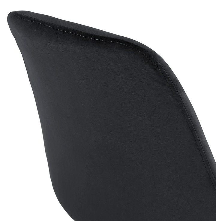 Polsterstuhl Schwarz - 48x56x84 cm - zeitloses Design für jeden Raum von Kadima Design_
