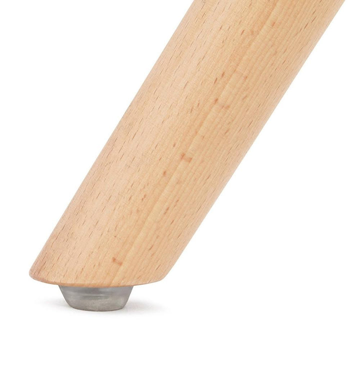 Polsterstuhl Blau - 48x56x84 cm - helle Buchenholzbeine für harmonisches Design von Kadima Design_