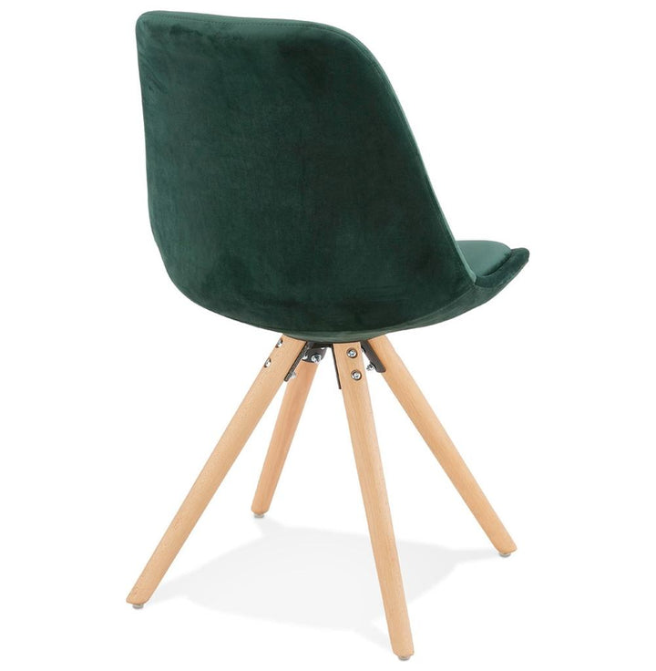 Küchenstuhl in Grün - 3 cm Polsterung für langen Sitzkomfort von Kadima Design_